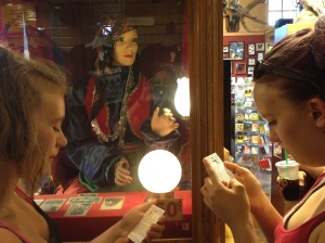 Fortune Teller Machine at the Ye Olde Curiosity Shop in Seattle, Washington